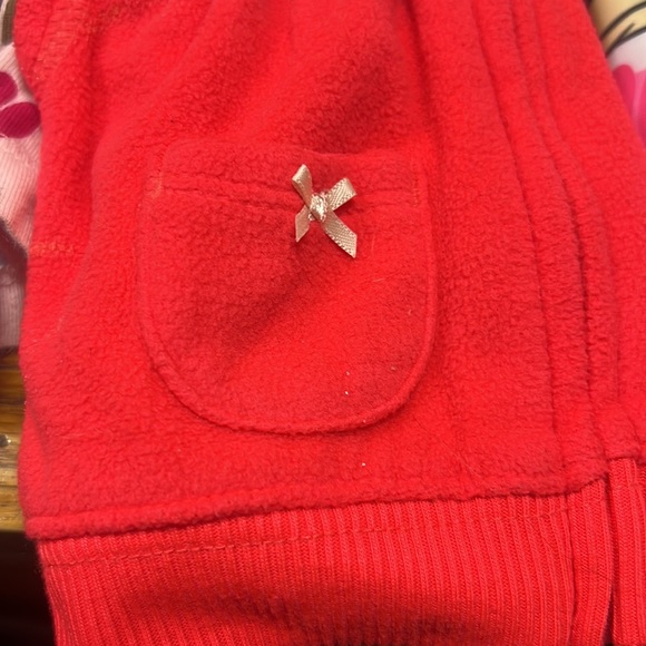 ❤️2/$15❤️5/$25❤️ CARTER’S | neon coral fleece vest - Picture 2 of 2